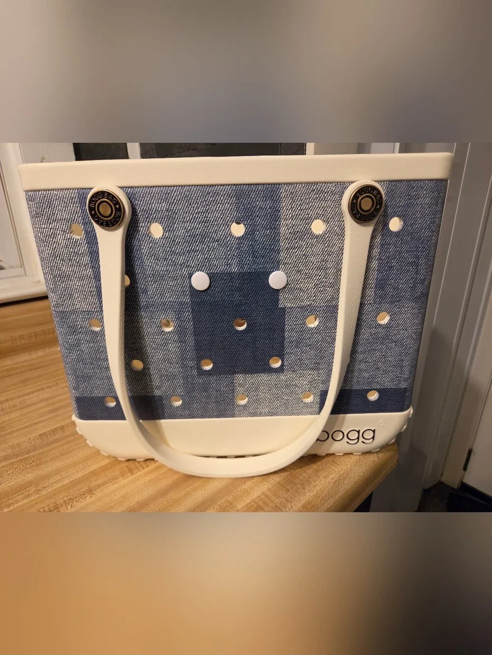 Bogg Bag NWT Limited Edition Denim Medium Size Tote